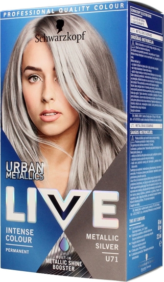 Picture of Schwarzkopf Live Urban Metallics nr U71 Metallic Silver