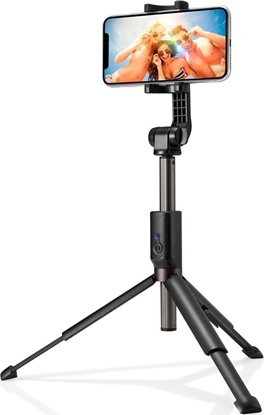 Attēls no Selfie stick Spigen S540W Tripod Peach Bezprzewodowy Czarny