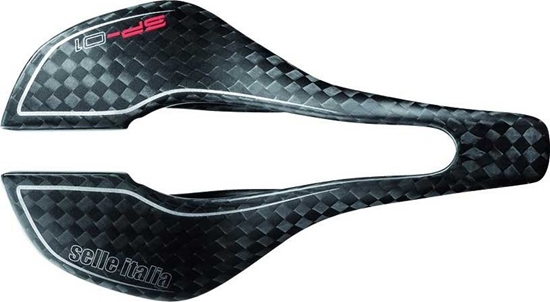 Изображение Selle Italia Siodło SELLE ITALIA SP-01 BOOST TEKNO SUPERFLOW S (id match - S3) Hi-Tech carbon 7x9, czarne (NEW)