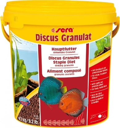 Attēls no Sera Discus Granules Nature 4,2 kg/10L, granulat - pokarm dla pielęgnic