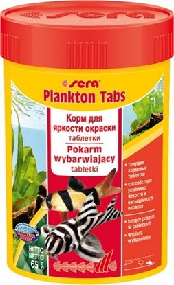 Attēls no Sera Plankton Tabs Nature 100 ml - pokarm wybarwiający w tabletkach