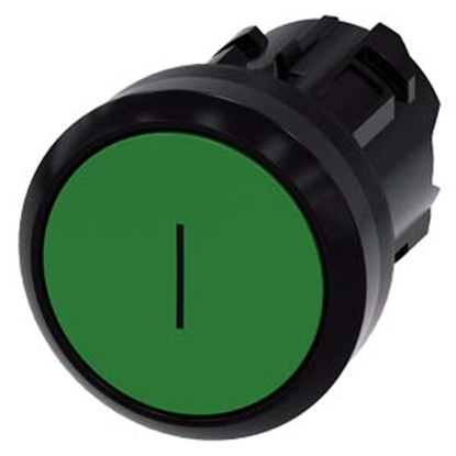 Picture of Siemens 3SU1000-0AB40-0AC0 electrical actuator IP66, IP67, IP69, IP69K Black, Green