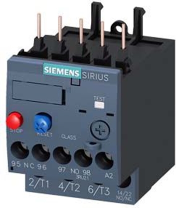 Attēls no Siemens Przekaźnik termiczny 2,8 - 4A S00 (3RU2116-1EB0)