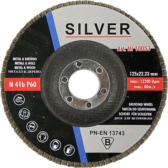 Изображение Silver ściernica listkowa 125mm P60 (10053)