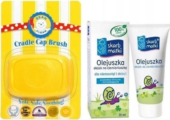 Picture of Skarb Matki SET Olejuszka na ciemieniuszkę 30ml + szczoteczka na ciemieniuchę