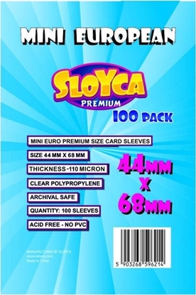 Attēls no SLOYCA Koszulki Mini European Premium 44x68mm (100szt)