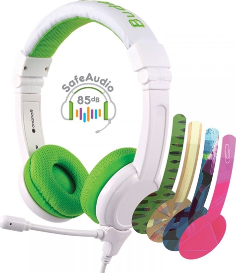 Picture of Słuchawki BuddyPhones BP-SCHOOLP-GREEN  (BP-SCHOOLP-GREEN)