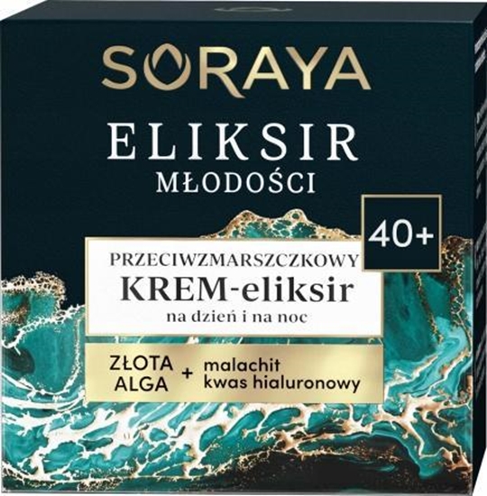 Изображение Soraya Eliksir Młodości 40+ Przeciwzmarszczkowy krem-eliksir na dzień i noc 50ml