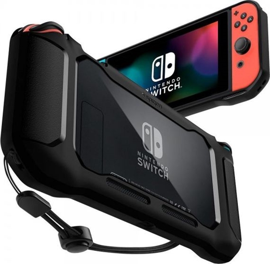 Изображение Spigen etui Rugged Armor na Nintendo Switch czarne