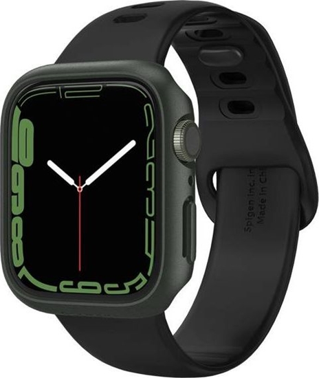 Picture of Spigen Etui Spigen Thin Fit Apple Watch 7 45mm Military Green