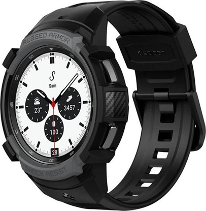 Attēls no Spigen Pasek Spigen Rugged Armor Pro Samsung Galaxy Watch 4 Classic 42mm Charcoal Grey