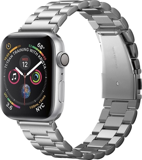 Изображение Spigen SPIGEN MODERN FIT BAND APPLE WATCH 1/2/3/4 (42/44MM) SILVER uniwersalny