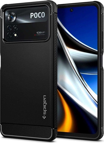 Picture of Spigen Spigen Rugged Armor Xiaomi Poco X4 Pro 5G Matte Black