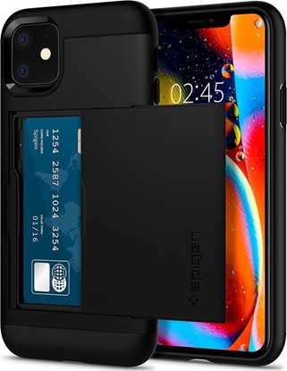 Attēls no Spigen Spigen Slim Armor Cs Iphone 11 Black uniwersalny