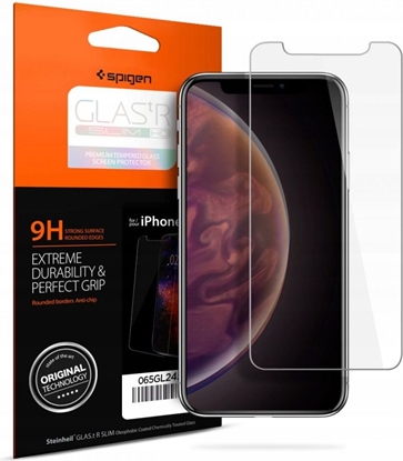 Изображение Spigen SZKŁO HARTOWANE GLAS.TR SLIM IPHONE X/XS