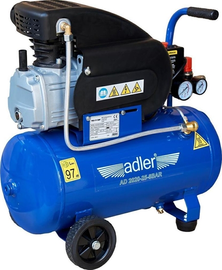 Изображение Sprężarka Adler SPRĘŻARKA ADLER 24l AD 2020-25-8BAR 230V MAR3609.5