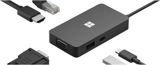 Изображение Stacja/replikator Microsoft Surface Travel Hub USB-C (1E4-00002)