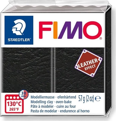 Attēls no Staedtler Masa Fimo Leather effect 57g czarny