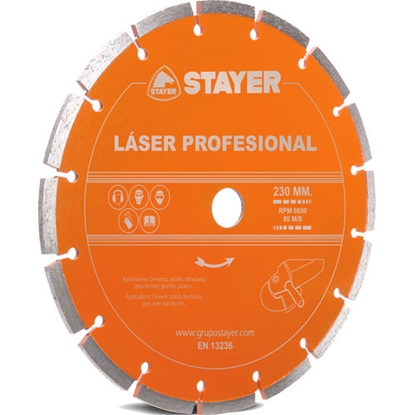 Picture of Stayer Tarcza diamentowa segmentowa Laser Profesional 180x22,2mm STA-D180LP