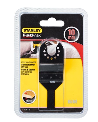 Attēls no Stanley Brzeszczot do cięcia wgłębnego drewna i metalu 10x30mm 18TPI FatMax - STA26115