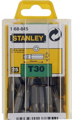 Attēls no Stanley Końcówka Torx 1/4" T30x25mm 25szt. (68-845)