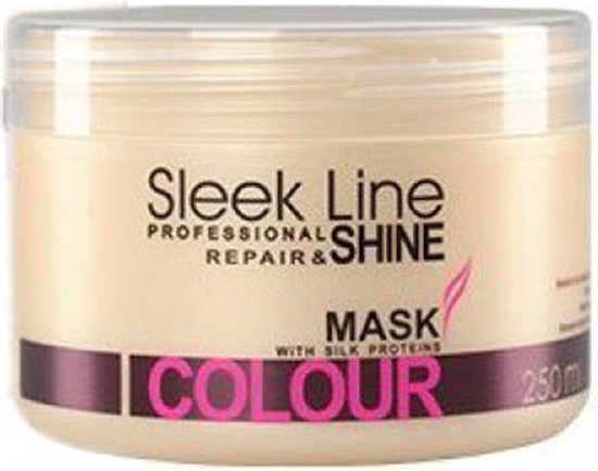 Picture of Stapiz Sleek Line Colour Mask Maska z jedwabiem do włosów farbowanych 250ml