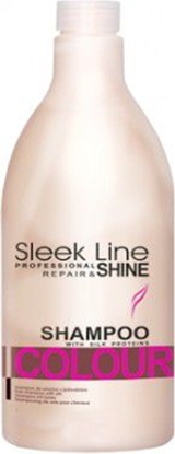 Изображение Stapiz Sleek Line Colour Shampoo Szampon z jedwabiem do włosów farbowanych 300ml