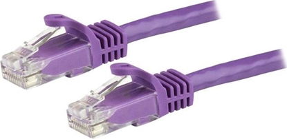 Изображение StarTech STARTECH.COM 1,5m CAT6 Kabel - lila - CAT6-Patchkabel - Snagless-RJ45 - 24 AWG Kupferdraht - LAN - Ethernet N6PATC150CMPL