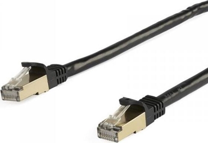 Picture of StarTech STARTECH.COM 5 m CAT6a-Ethernet-Kabel - Schwarz - RJ45-Ethernet-Kabel - Snagless - STP-Kabel - Kupfer - 10-Gbit Netzwerkkabel