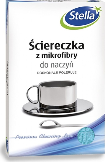 Изображение Stella Ściereczka z mikrofibry STELLA, do naczyń, 1 szt., mix