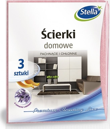 Picture of Stella Ścierki domowe STELLA, zapach lawendy, 3 szt., lawendowy