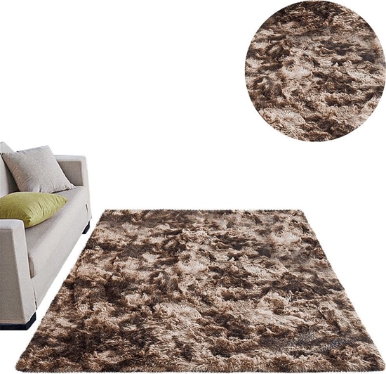 Изображение Strado Dywan Ombre Shaggy Strado 200x250 OmbreCoffee (Brązowy) uniwersalny