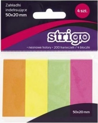 Изображение Strigo Karteczki samoprzylepne 50x20mm 200 kartek (329099)