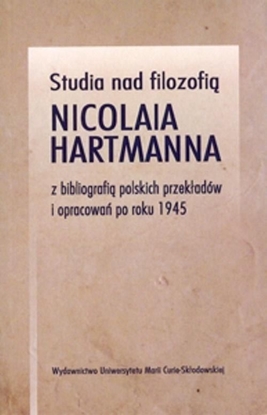 Picture of Studia nad filozofią Nicolaia Hartmanna..