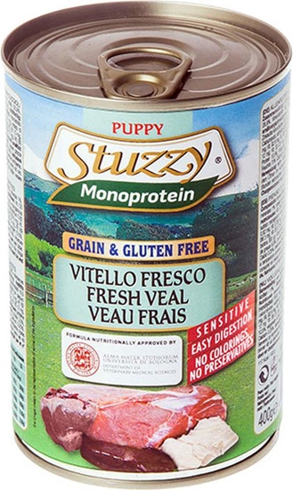 Picture of Stuzzy STUZZY PIES MONOPROTEIN CIELĘCINA DLA SZCZENIĄT PUSZKA 400G