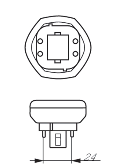 Изображение Świetlówka kompaktowa Philips Master PL-T GX24q-3 32W (8711500611314)