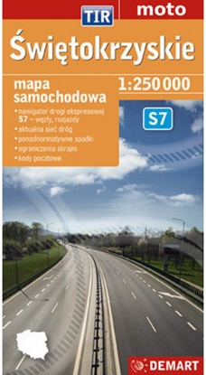 Picture of Świętokrzyskie dla zawodowców. TIR. Mapa samochodowa