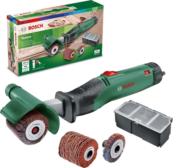 Изображение Bosch Texoro Sanding roller 3000 RPM Black, Green, Grey 250 W