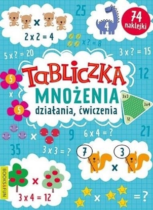 Изображение Tabliczka mnożenia. Działania, ćwiczenia