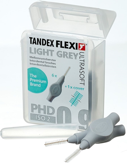 Изображение Tandex Tandex ( 6 szt.) Flexi Ultra Soft Light Gray 3,00 mm Extra Fine