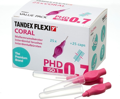 Picture of Tandex Tandex (25 szt.) szczoteczek Flexi Micro Fine Coral (różowy))