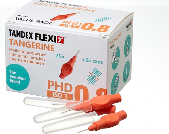 Изображение Tandex Tandex (25 szt.) szczoteczek Flexi UltraFine Tangarine (pomarańczowy)