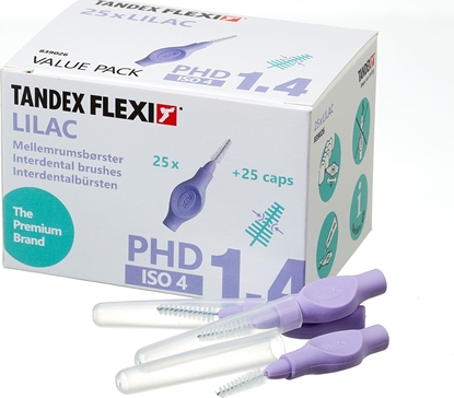 Изображение Tandex Tandex (25 szt.) szczoteczek X-fine tapered Lilac (fioletowy)