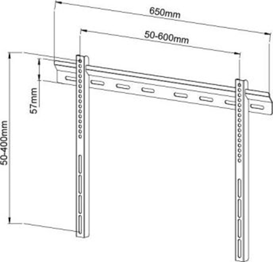 Изображение Techly Uchwyt ścienny ICA-PLB-114L 40'' - 65''