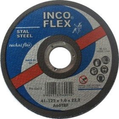 Изображение Techniflex Tarcza do szlifowania metalu 125 x 6,5 x 22,2mm (IFM27-125-6.5-22A24T)