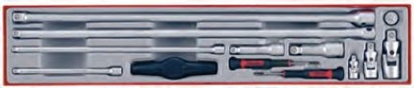 Picture of Teng Tools Zestaw przedłużek zwykłych 1/2", 3/8", 1/4" 75-300mm (68870104)