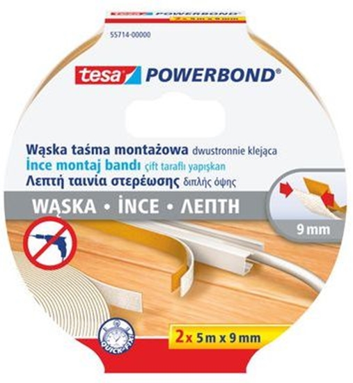 Picture of Tesa Taśma montażowa Powerbond do listw LED 2X 5m x 9mm (H5571400)