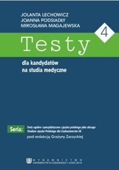 Изображение Testy dla kandydatów na studia medyczne