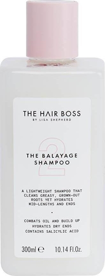 Изображение The Hair Boss THE HAIR BOSS_By Lisa Shepherd The Balayage Shampoo szampon do włosów farbowanych i przetłuszczających się u nasady 300ml