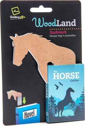 Изображение Thinking Gifts WoodLand Horse drewniana zakładka do książki - koń